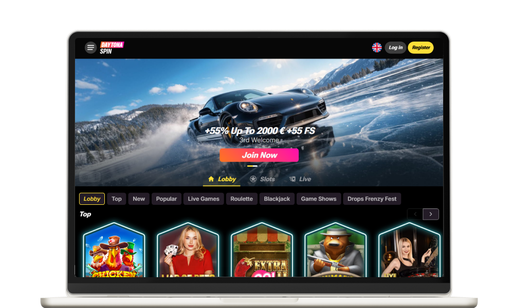 Play the best Non Gamstop Casino Daytonaspin