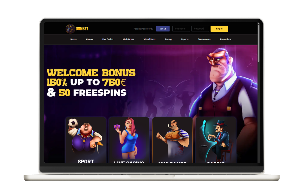 Play the best Non Gamstop Casino Donbet